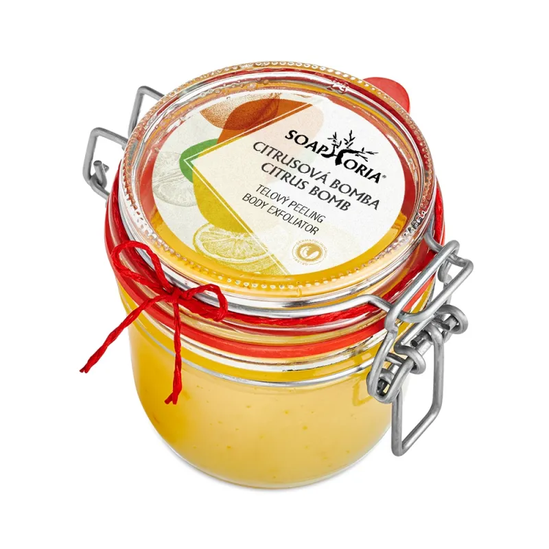 Citrusová bomba - organický soľný telový peeling Citrusová bomba - organický soľný telový peeling