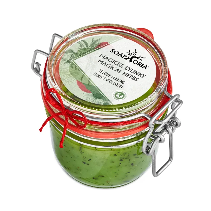 Magické bylinky (bývalá Babičkina záhradka) - organický soľný telový peeling Magické bylinky (bývalá Babičkina záhradka) - organický soľný telový peeling