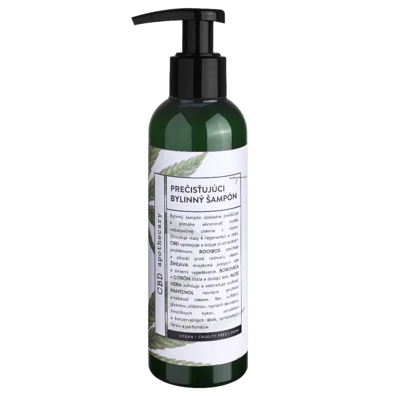 CLEANSING AND STIMULATING HERBAL SHAMPOO 200mg CBD CLEANSING AND STIMULATING HERBAL SHAMPOO 200mg CBD