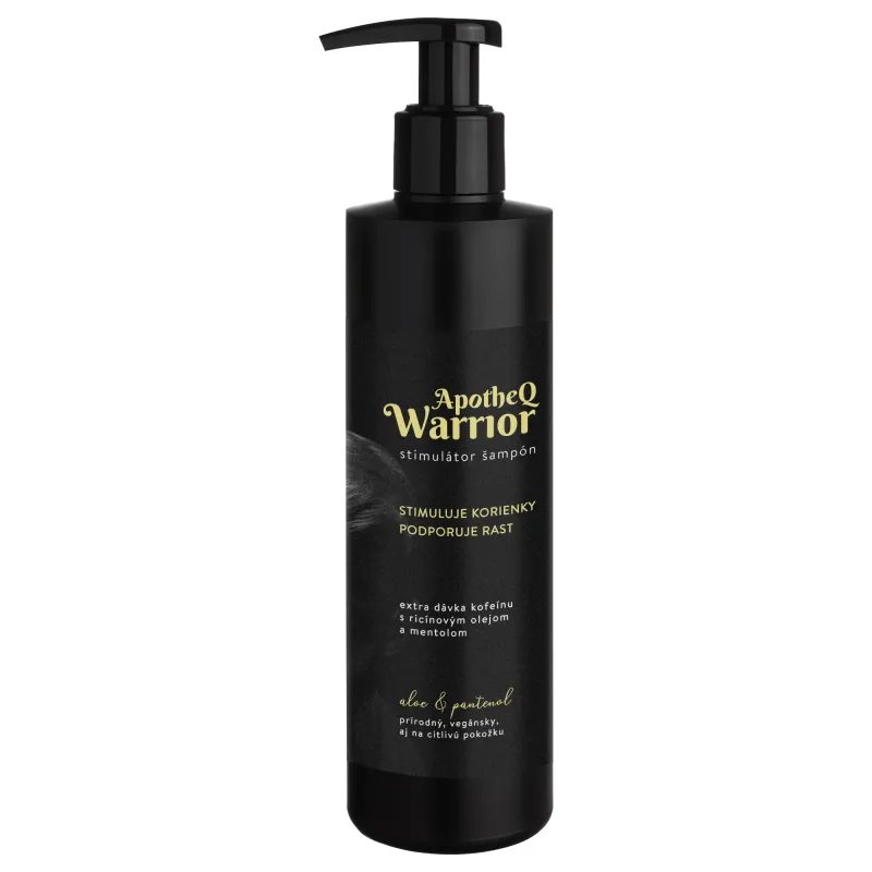 Warrior by Apotheq - stimulátor šampón proti vypadávaniu vlasov 250ml