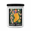 HOLLY JOLLY - designer handmade candle